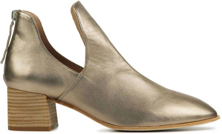 UNISA Enkellaarsjes Dames Mulere Met Maat: 38 Materiaal: Leer Kleur: Rosegoud