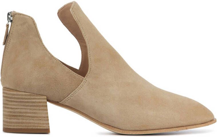 UNISA Enkellaarsjes Dames Mulere Sue Maat: 38 Materiaal: Suède Kleur: Beige