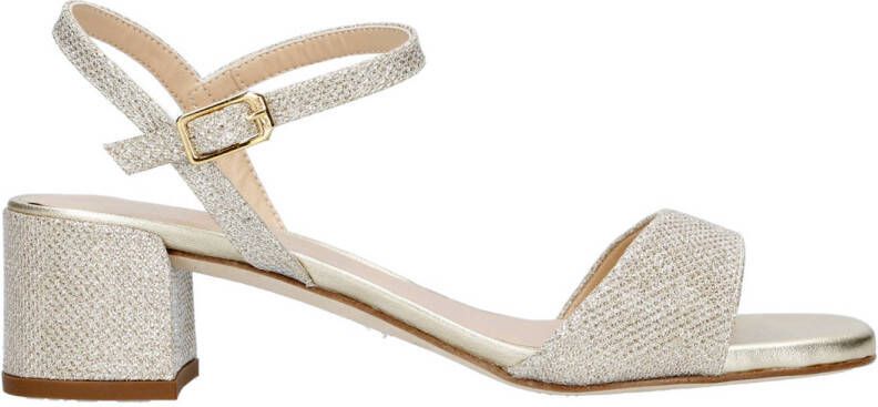 Unisa Kirk sandalette van leer met strass