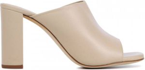 Unisa Slippers Slides Dames Damesschoenen Sidony Geen Hoogte 8 cm Beige