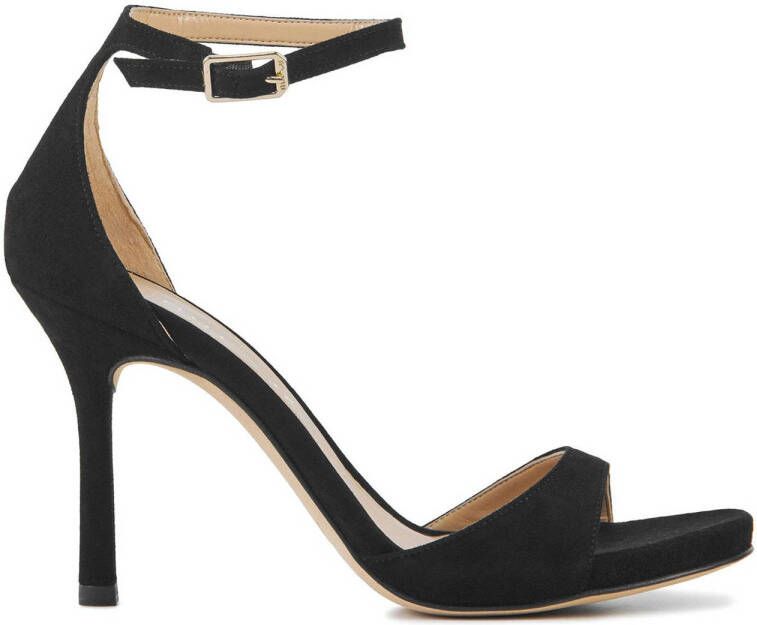 Unisa Pumps Stiletto Dames Damesschoenen Suède hoogte 8 cm Yasu Zwart