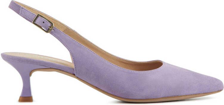 Unisa suède slingback pumps lila