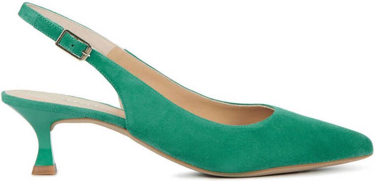 Unisa Sandalen Dames Damesschoenen Suède Blokhak hoogte cm Jamal Turquoise