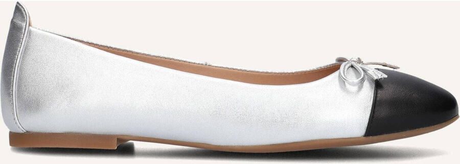 Unisa Belle Ballerina's Ballarina Schoenen Instappers Dames Zilver - Foto 2