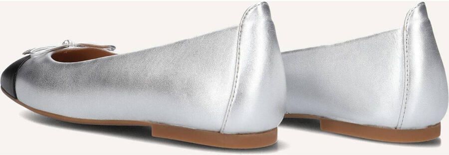 Unisa Belle Ballerina's Ballarina Schoenen Instappers Dames Zilver - Foto 4