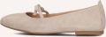 UNISA Ballerina Dames Betar Suède Beige - Beige
