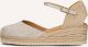 UNISA Espadrilles Dames Cisca Leer Goud - Goud