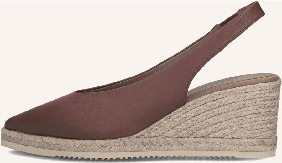 UNISA Espadrilles Dames Decia Leer Bruin - Foto 6