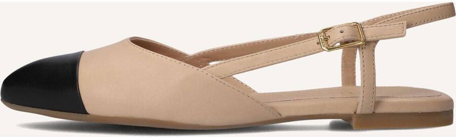 UNISA Slingbacks Dames Asley Leer Beige - Foto 2