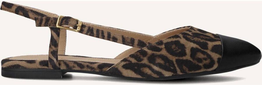 UNISA Slingbacks Dames Asley Leer Bruin - Foto 2