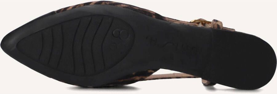 UNISA Slingbacks Dames Asley Leer Bruin - Foto 4
