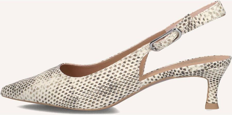 UNISA Slingbacks Dames Ibon Leer Beige - Foto 6