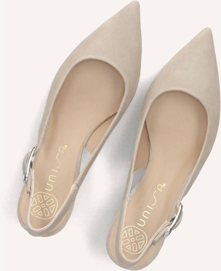 UNISA Slingbacks Dames Ibon Maat: 38 Materiaal: Suède Kleur: Beige - Foto 3