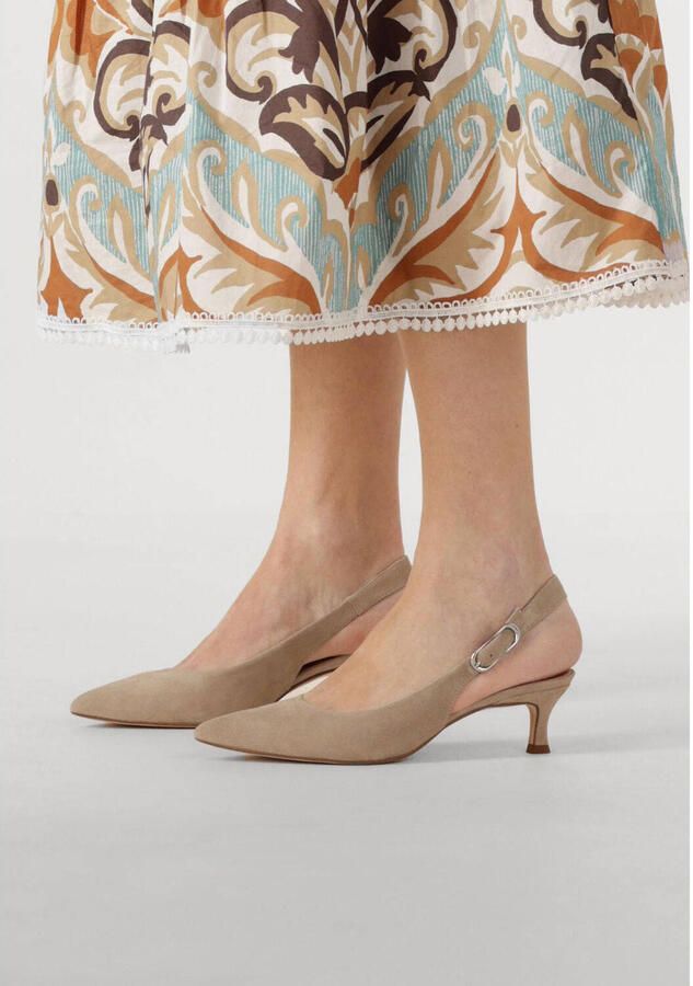 UNISA Slingbacks Dames Ibon Suède Beige - Foto 4
