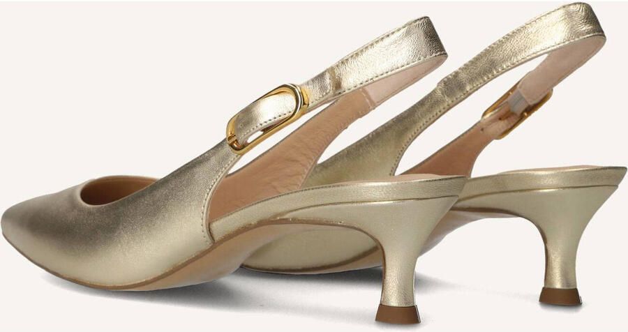 UNISA Slingbacks Dames Ibon Leer Goud - Foto 4