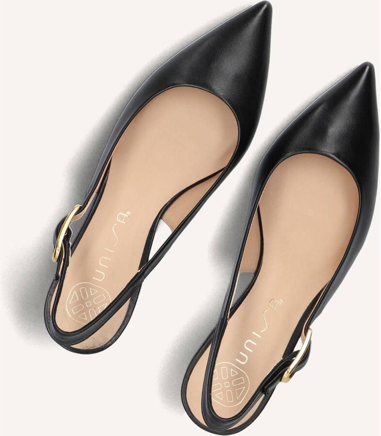 UNISA Slingbacks Dames Ibon Maat: 41 Materiaal: Leer Kleur: Zwart - Foto 3