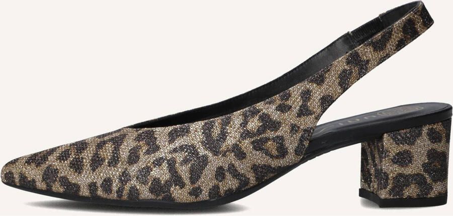 UNISA Slingbacks Dames Jensen Textiel Bruin - Foto 5