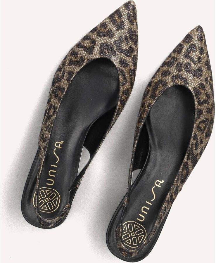 UNISA Slingbacks Dames Jensen Textiel Bruin - Foto 6