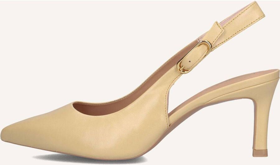 UNISA Slingbacks Dames Lanz Leer Butter yellow - Foto 5