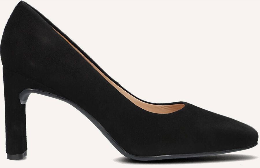 Unisa Pumps Stiletto Dames Damesschoenen Suède Blokhak hoogte 8 cm Waba Zwart - Foto 2