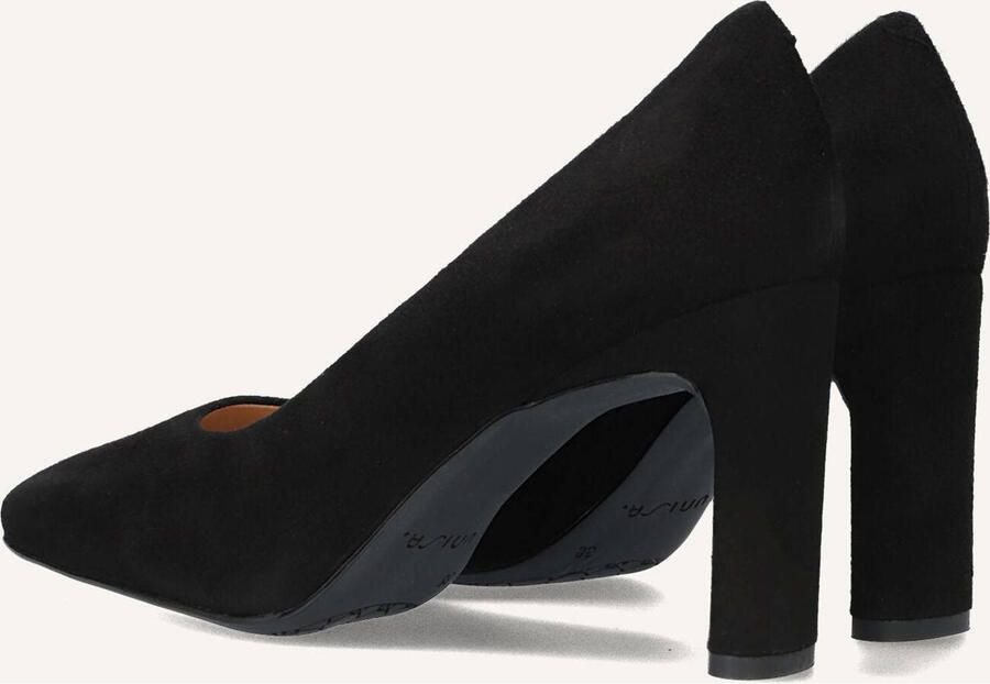Unisa Pumps Stiletto Dames Damesschoenen Suède Blokhak hoogte 8 cm Waba Zwart - Foto 4