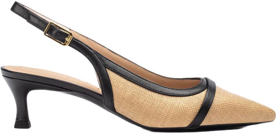 Unisa Ileso_Rn_Nto slingback pumps beige zwart