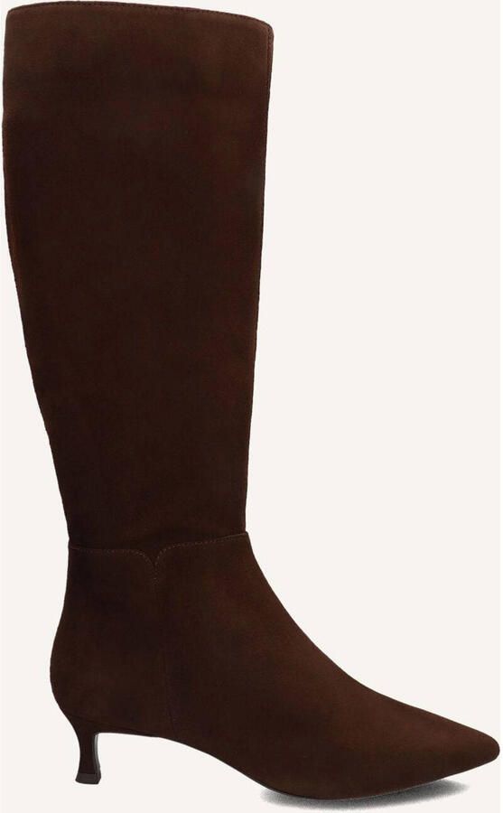 Unisa Inver Enkellaarsjes Enkelboots met rits Dames Bruin - Foto 5