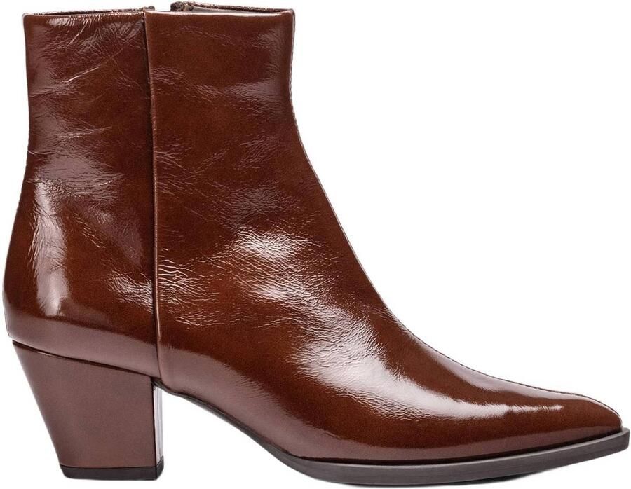 Unisa Lanza Ver western lakleren enkellaarzen donkerrood