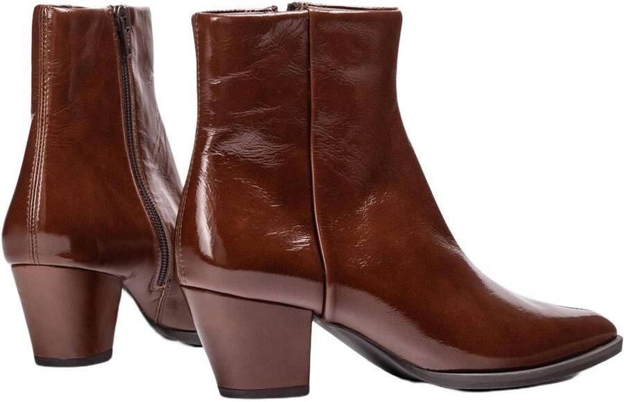 Unisa Lanza Ver western lakleren enkellaarzen donkerrood - Foto 3