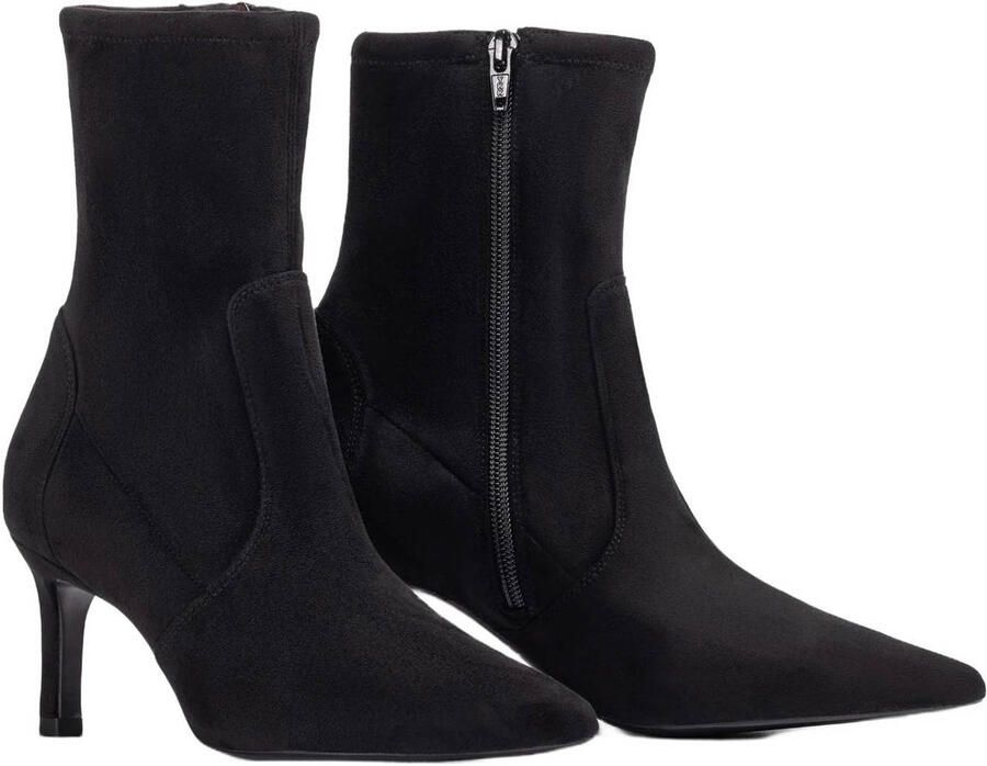 Unisa Lavoy Enkellaarsjes Enkelboots met rits Dames Zwart - Foto 6