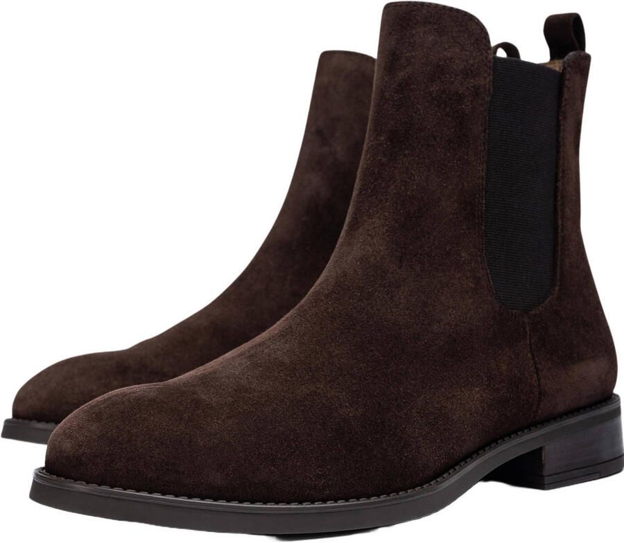 Unisa leren enkelboots donkerbruin - Foto 2