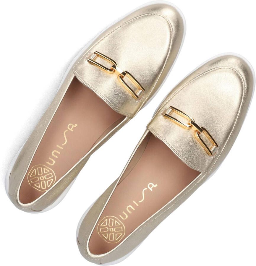 UNISA Loafers Dames Famo Leer Goudkleurig - Foto 2