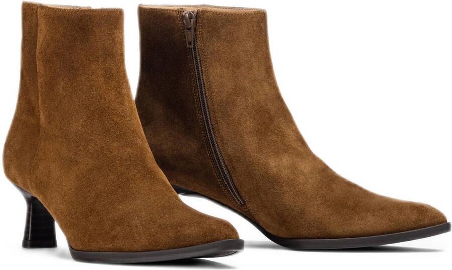 Unisa Lomas suède enkellaarzen cognac - Foto 3