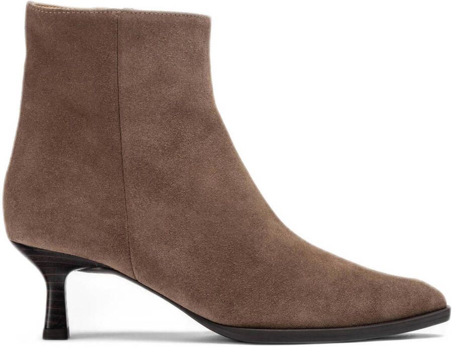 Unisa Lomas suède enkellaazen taupe