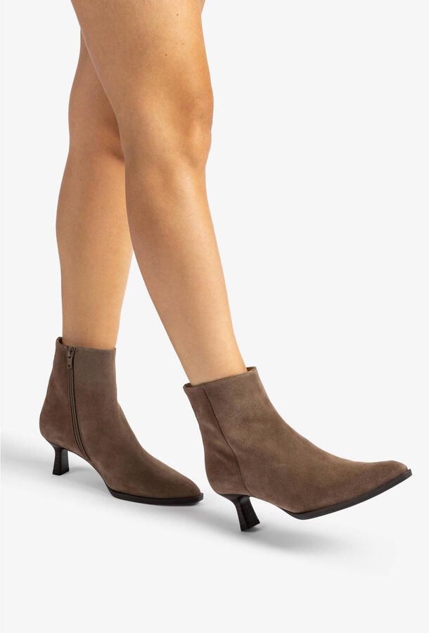 Unisa Lomas suède enkellaazen taupe - Foto 3