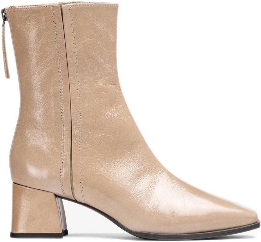 Unisa LUCAS_F25_VER SKIN dames enkellaarzen gekleed beige