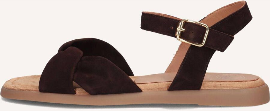 Unisa Dames Platte sandalen Cambel Bruin Suède Platte zool - Foto 6