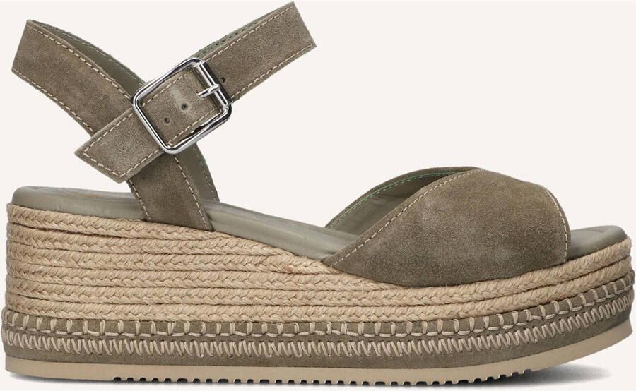 UNISA Sandalen met Hak Dames Kalton Maat: 36 Materiaal: Suède Kleur: Groen - Foto 2