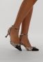 UNISA Sandalen met Hak Dames Larua Leer Zwart - Thumbnail 2