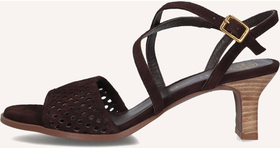 UNISA Sandalen met Hak Dames Limosi Maat: 38 Materiaal: Suède Kleur: Bruin - Foto 6