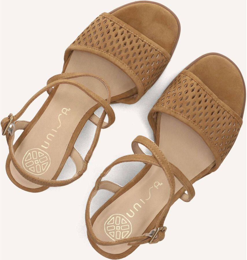 UNISA Sandalen met Hak Dames Limosi Maat: 40 Materiaal: Suède Kleur: Camel - Foto 6