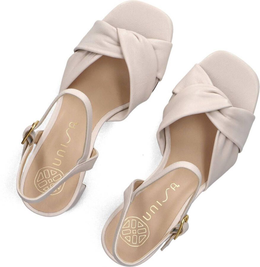 UNISA Sandalen met Hak Dames Medway Leer Wit - Foto 3
