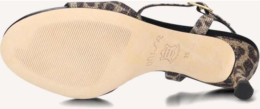 UNISA Sandalen met Hak Dames Nahia Maat: 37 Materiaal: Textiel Kleur: Bruin - Foto 3