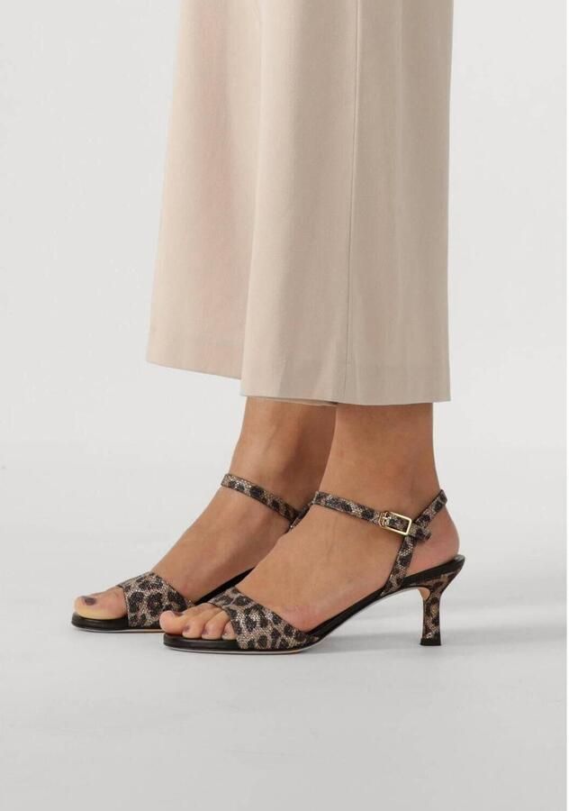 UNISA Sandalen met Hak Dames Nahia Textiel Bruin - Foto 3