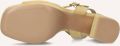 UNISA Sandalen met Hak Dames Ney Suède Butter yellow - Geel