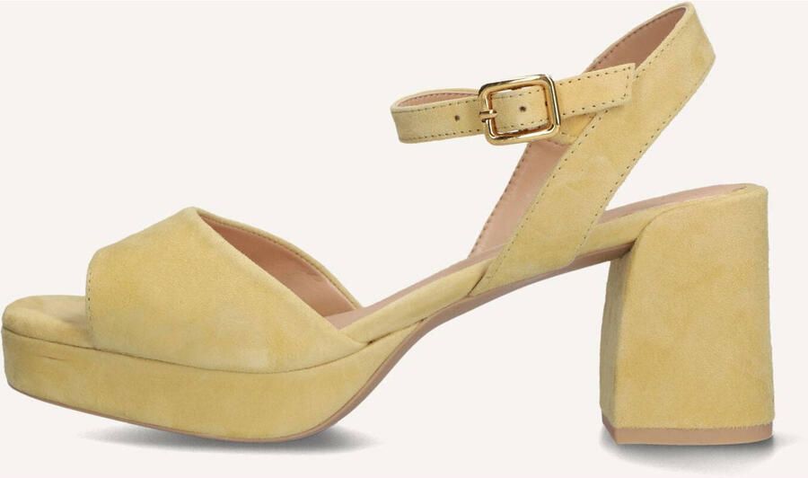 UNISA Sandalen met Hak Dames Ney Suède Butter yellow - Foto 6