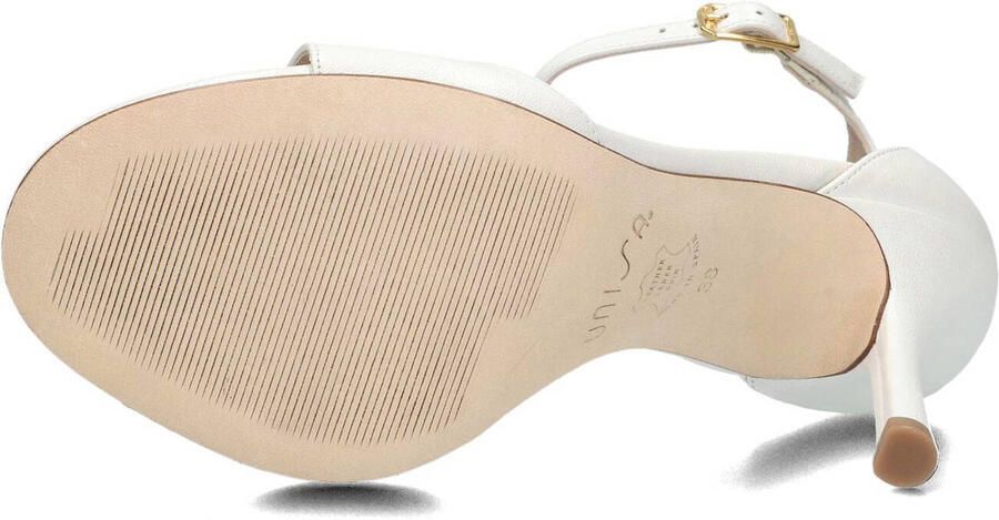 Unisa Sandalen Dames Damesschoenen Leer Blokhak hoogte 8 cm Yasu bride Wit - Foto 3