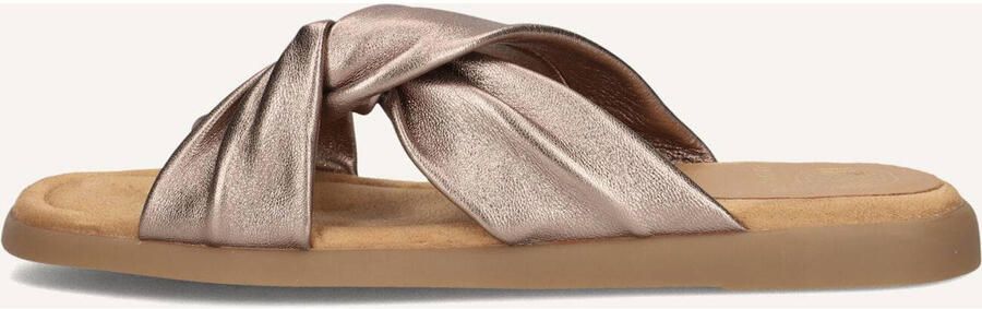 UNISA Teenslippers Dames Camby Leatherlook Bronskleurig - Foto 6