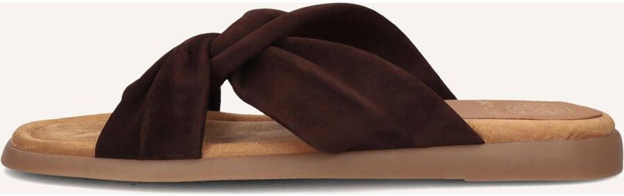 UNISA Teenslippers Dames Camby Maat: 36 Materiaal: Suèdelook Kleur: Bruin - Foto 6
