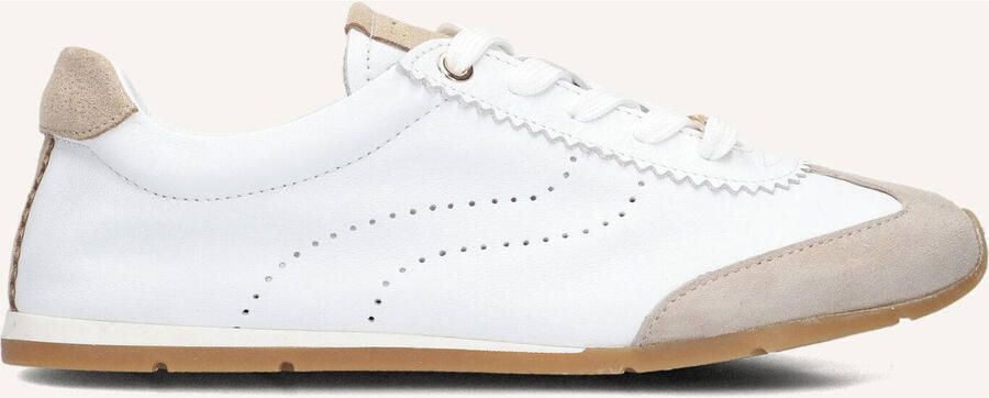 Unisa Dara Sneakers Leer Dames Wit